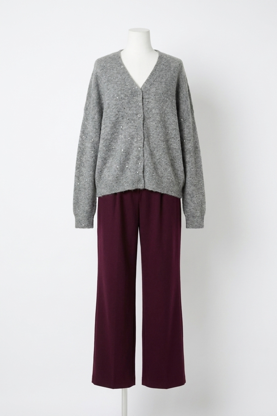 NEW MOLLY BRACKEN v-neck knitted cardigan sweater in grey
